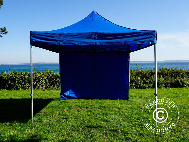 Quick-up telt FleXtents Xtreme 50 3x3m Blå, med 4 sider