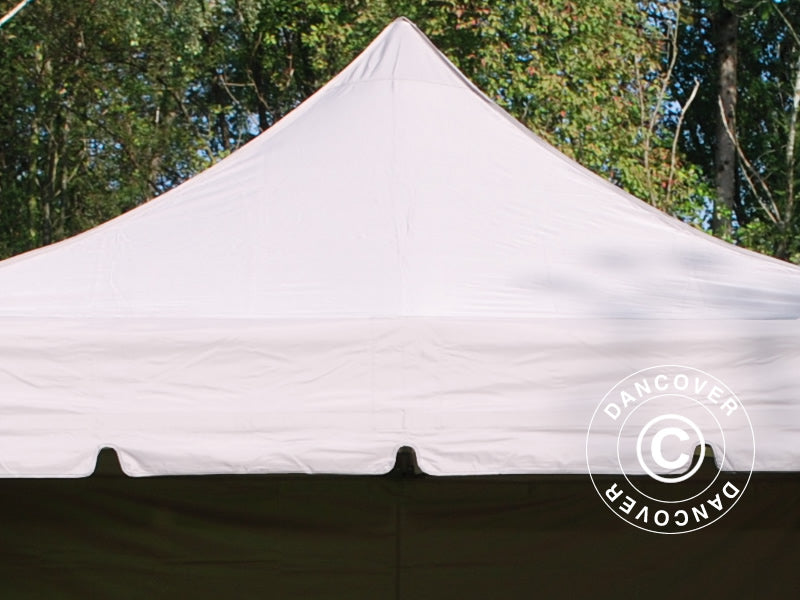 Quick-up telt FleXtents PRO "Peaked" 3x3m Latte, inkl. 4 sider