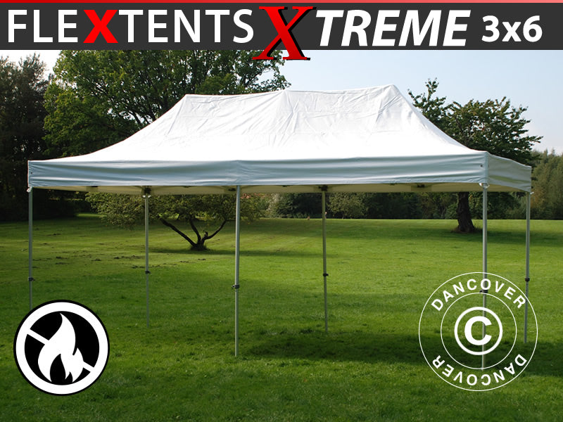 Quick-up telt FleXtents Xtreme 50 Heavy Duty 3x6m, Hvit