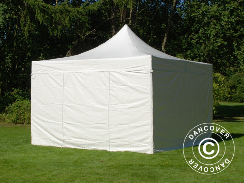 Quick-up telt FleXtents Xtreme 50 Heavy Duty 4x4m Hvit, inkl. 4 sider