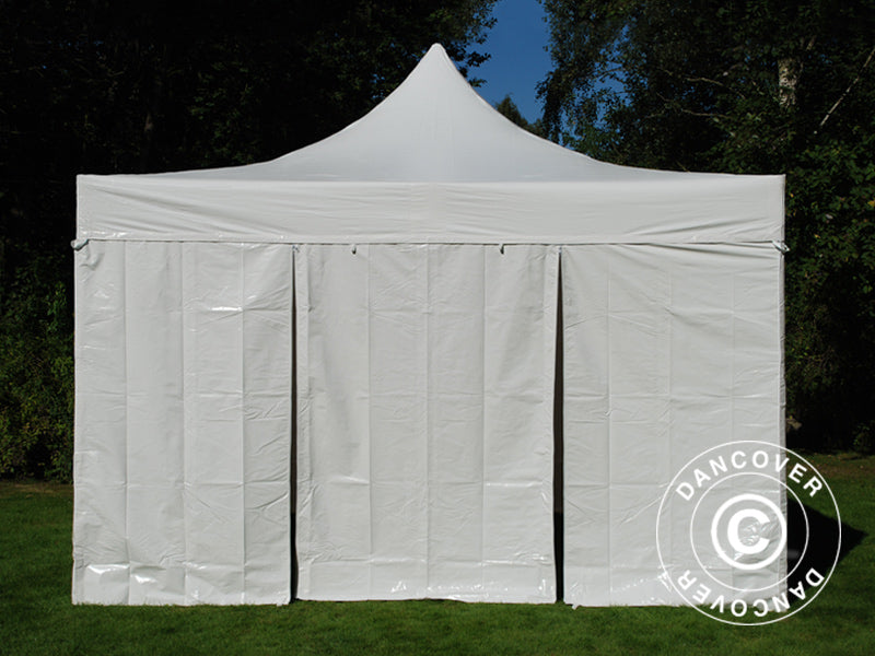 Quick-up telt FleXtents Xtreme 50 Heavy Duty 4x4m Hvit, inkl. 4 sider