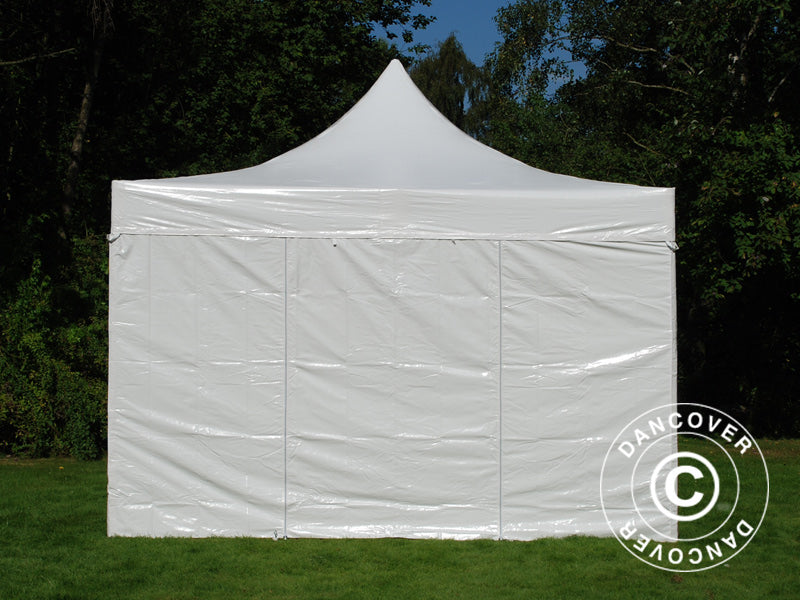 Quick-up telt FleXtents Xtreme 50 Heavy Duty 4x4m Hvit, inkl. 4 sider