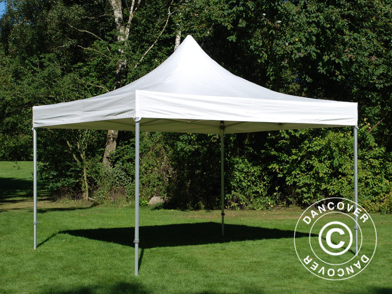 Quick-up telt FleXtents Xtreme 50 Heavy Duty 4x4m Hvit, inkl. 4 sider