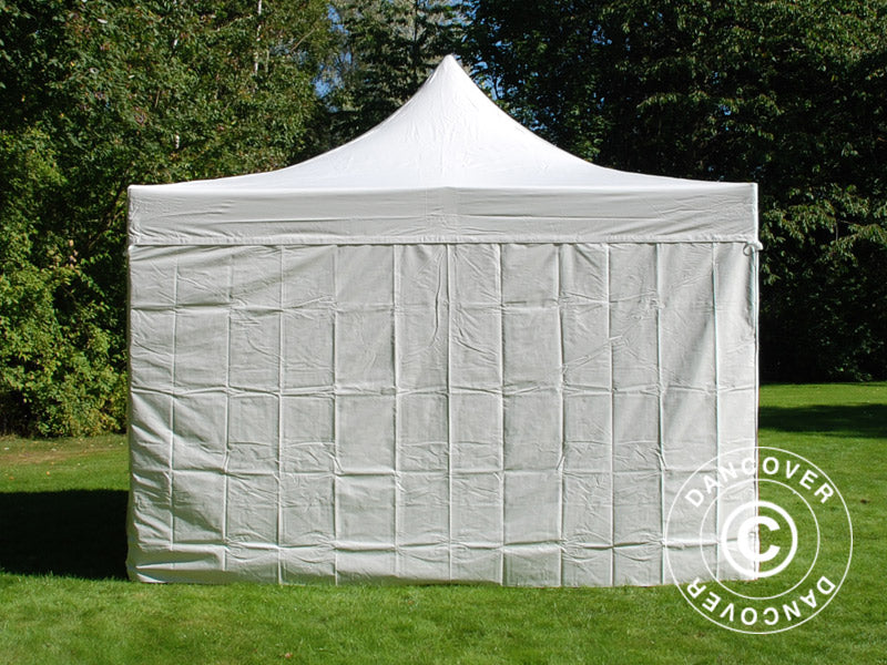 Quick-up telt FleXtents Xtreme 50 Heavy Duty 4x4m Hvit, inkl. 4 sider