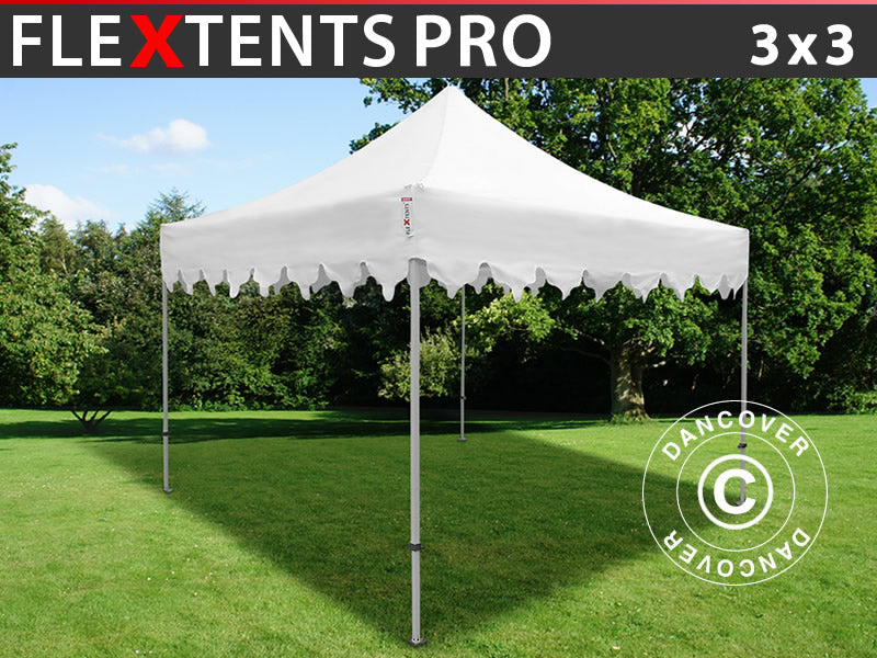 Quick-up telt FleXtents PRO "Morocco" 3x3m Hvit