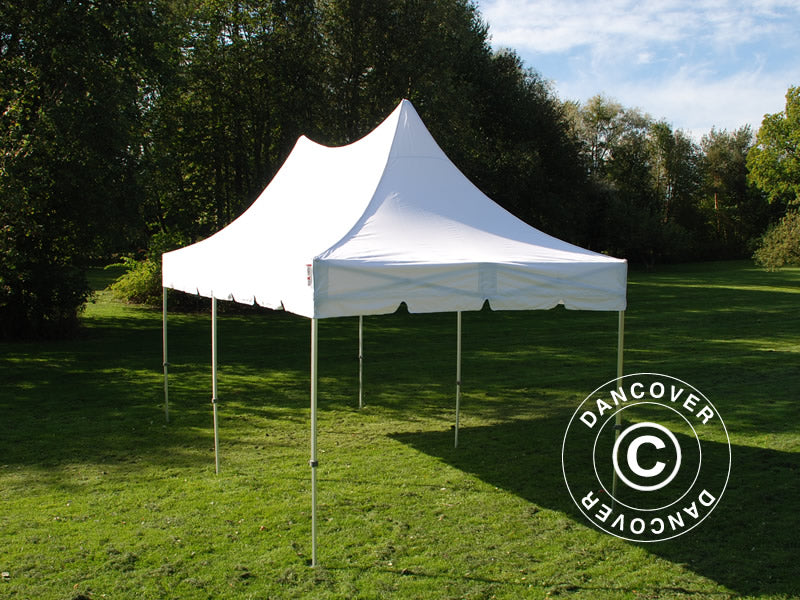 Quick-up telt FleXtents PRO Peak Pagoda 3x6m Hvit