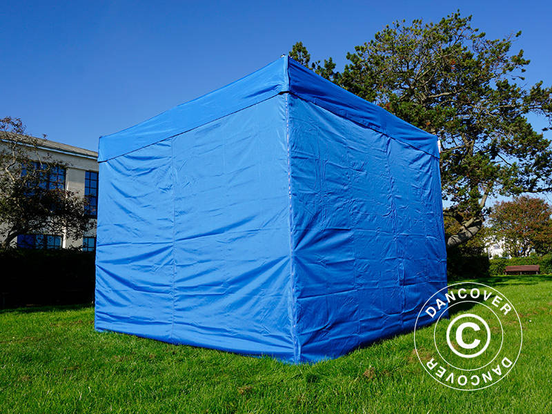 Quick-up telt FleXtents Xtreme 60 3x3m Blå, med 4 sider