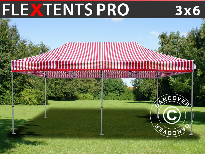 Quick-up telt FleXtents PRO 3x6m Stripet