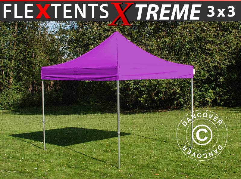Quick-up telt FleXtents Xtreme 50 3x3m Lilla