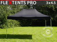Quick-up telt FleXtents PRO 3x4,5m Svart