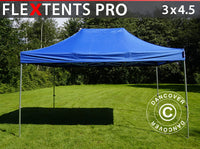 Quick-up telt FleXtents PRO 3x4,5m Blå