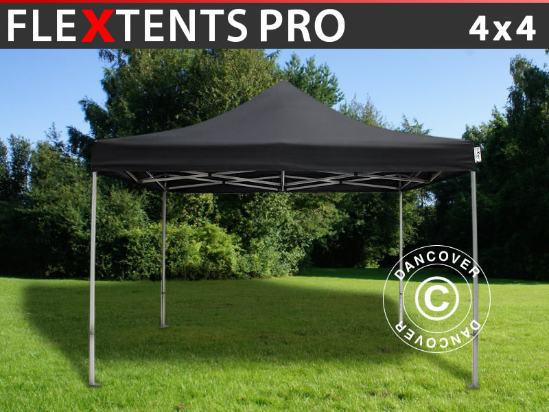 Quick-up telt FleXtents PRO 4x4m Svart