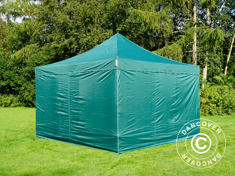 Quick-up telt FleXtents Xtreme 50 4x4m Grønn, med 4 sider