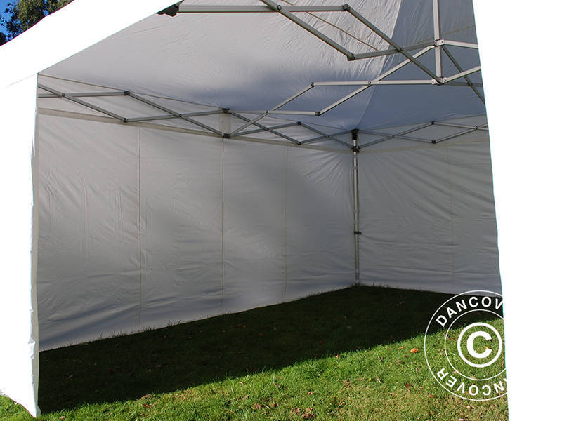 Quick-up telt FleXtents PRO 5x5m Hvit, inkl. 4 sider