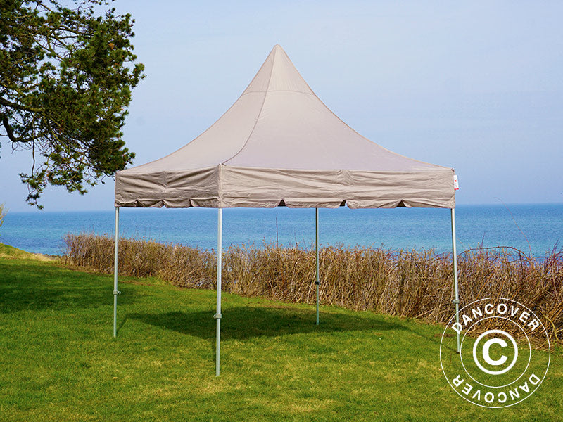 Quick-up telt FleXtents PRO Peak Pagoda 3x3m Latte