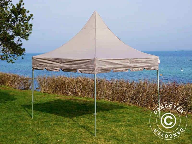 Quick-up telt FleXtents PRO Peak Pagoda 3x3m Latte