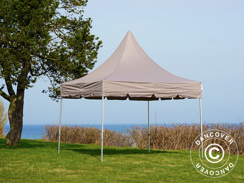 Quick-up telt FleXtents PRO Peak Pagoda 3x3m Latte