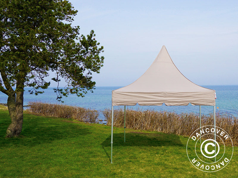 Quick-up telt FleXtents PRO Peak Pagoda 3x3m Latte