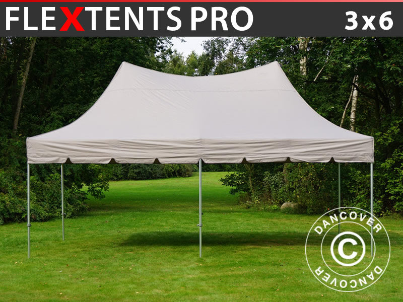 Quick-up telt FleXtents PRO Peak Pagoda 3x6m Latte