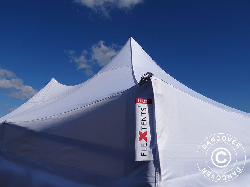 Quick-up telt FleXtents PRO Peak Pagoda 4x8m Hvit