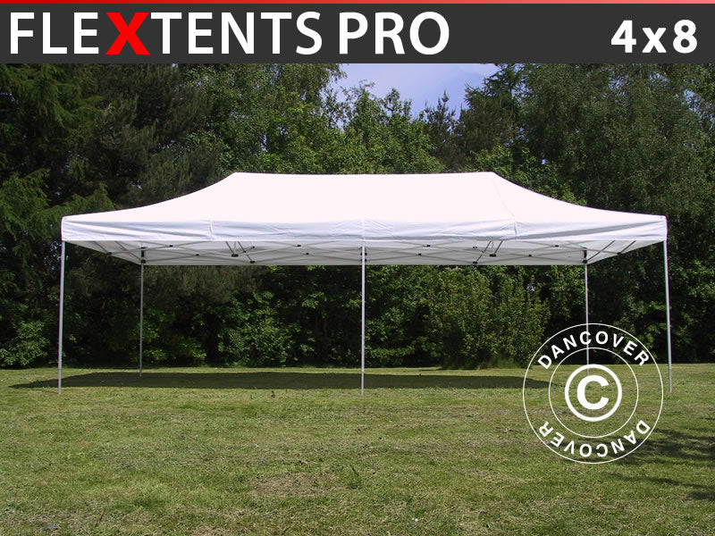Quick-up telt FleXtents PRO 4x8m Hvit