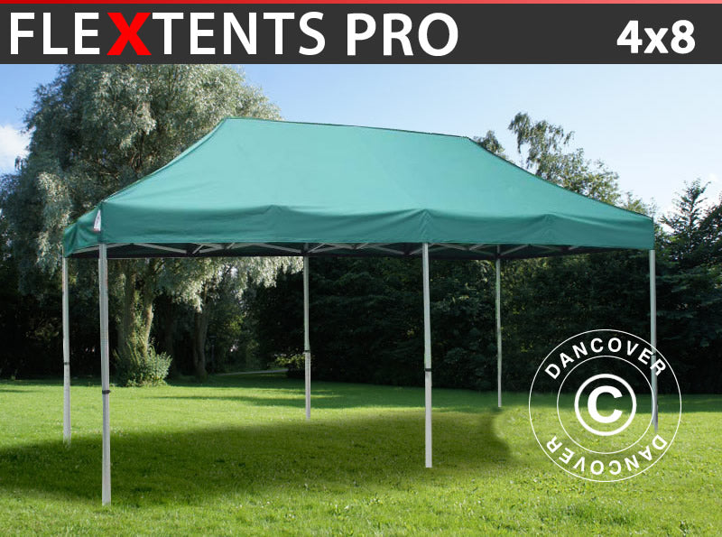 Quick-up telt FleXtents PRO 4x8m Grønn