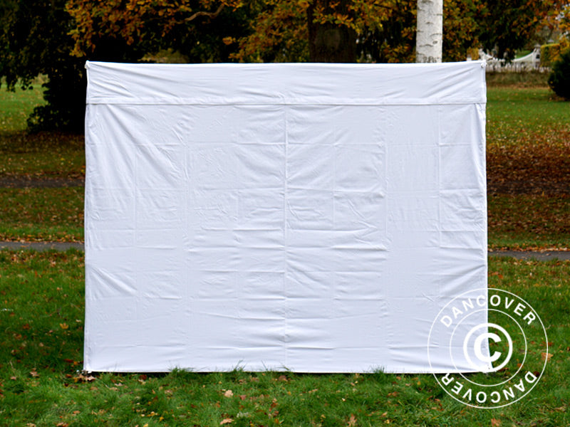 Quick-up telt FleXtents® PRO Exhibition m/sidevegger, 3x3m, hvit, flammehemmende