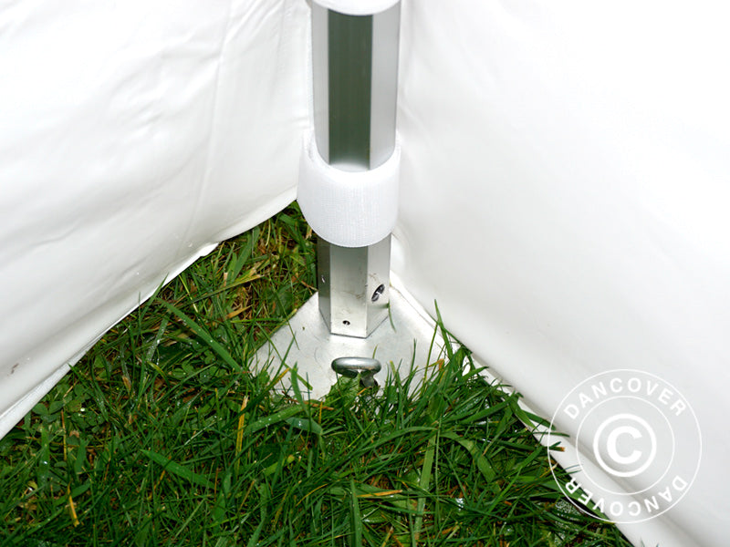 Quick-up telt FleXtents® PRO Exhibition m/sidevegger, 3x3m, hvit, flammehemmende