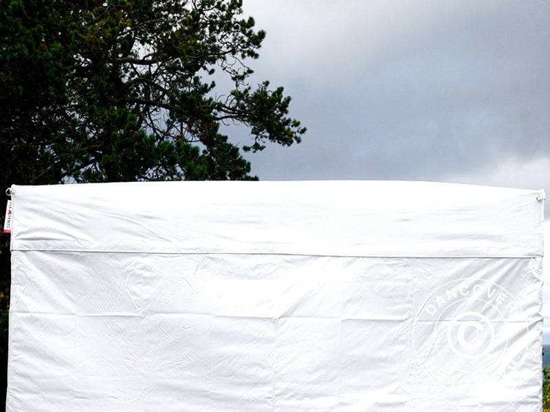 Quick-up telt FleXtents® Xtreme 50 Exhibition m/sidevegger 3x3m hvit, flammehemmende