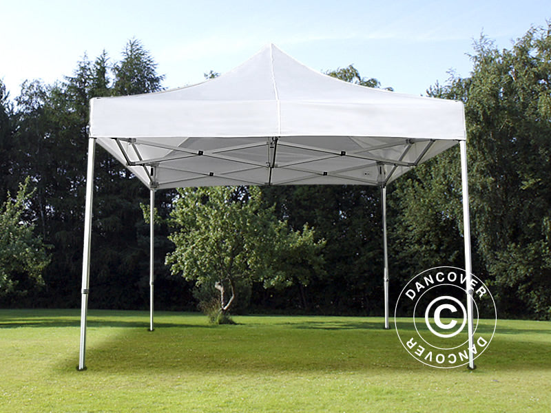 Quick-up telt FleXtents Xtreme 50 3x3m Hvit, Flammehemmende, inkl. 4 sider