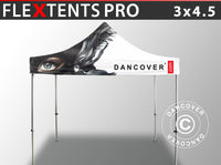Quick-up telt FleXtents PRO med full digital trykk, 3x4,5m