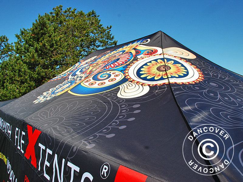 Quick-up telt FleXtents PRO med full digital trykk, 4x8m