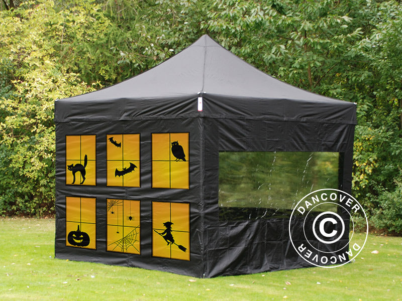 Quick-up telt FleXtents PRO med full digital trykk, 3x4,5m, inkl. 4 sider