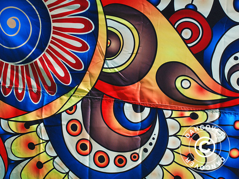 Quick-up telt FleXtents PRO med full digital trykk, 4x6m, inkl. 4 sider