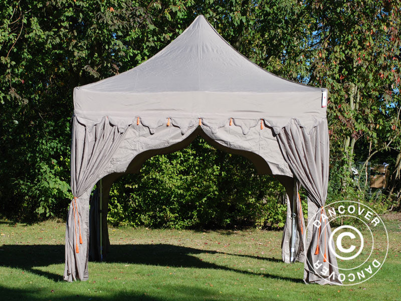 Quick-up telt FleXtents PRO "Raj" 3x3m Latte/Oransje