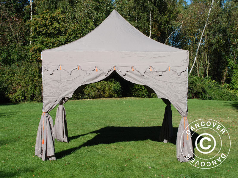 Quick-up telt FleXtents PRO "Raj" 3x3m Latte/Oransje