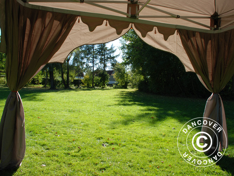 Quick-up telt FleXtents PRO "Raj" 3x3m Latte/Oransje