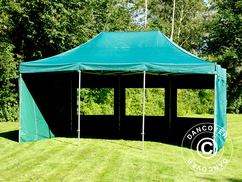 Quick-up telt FleXtents Xtreme 50 4x6m Grønn, inkl. 8 sider