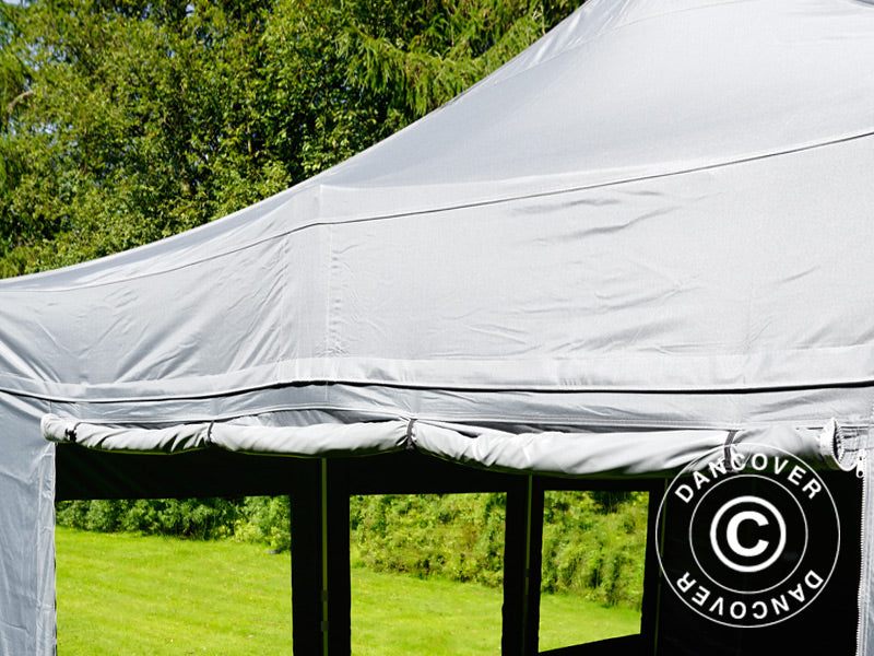 Quick-up telt FleXtents Xtreme 50 4x6m Grå, inkl. 8 sider
