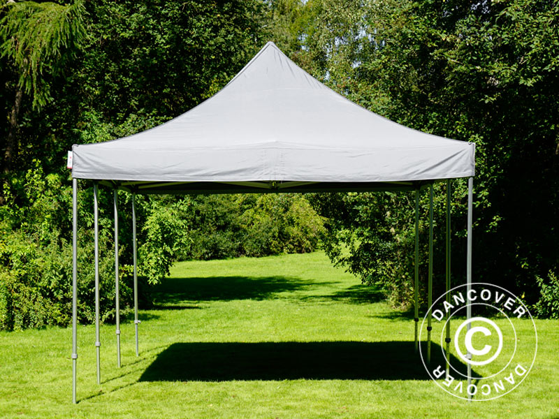 Quick-up telt FleXtents Xtreme 50 4x6m Grå, inkl. 8 sider
