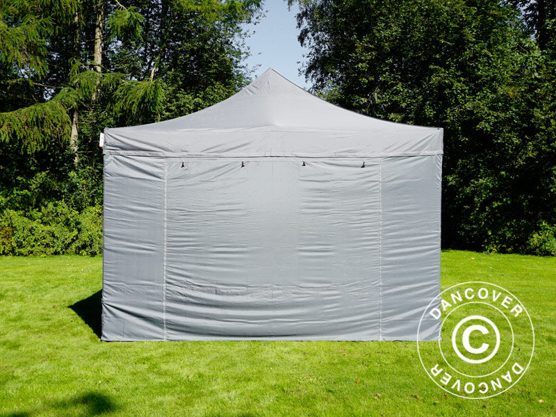 Quick-up telt FleXtents Xtreme 50 4x6m Grå, inkl. 8 sider