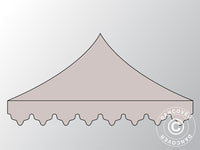 Takduk "Morocco" for Quick-up telt FleXtents 4x6m, Latte