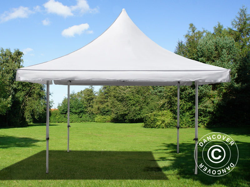Quick-up telt FleXtents Pagoda Xtreme 50 3x3m / (4x4m) Hvit