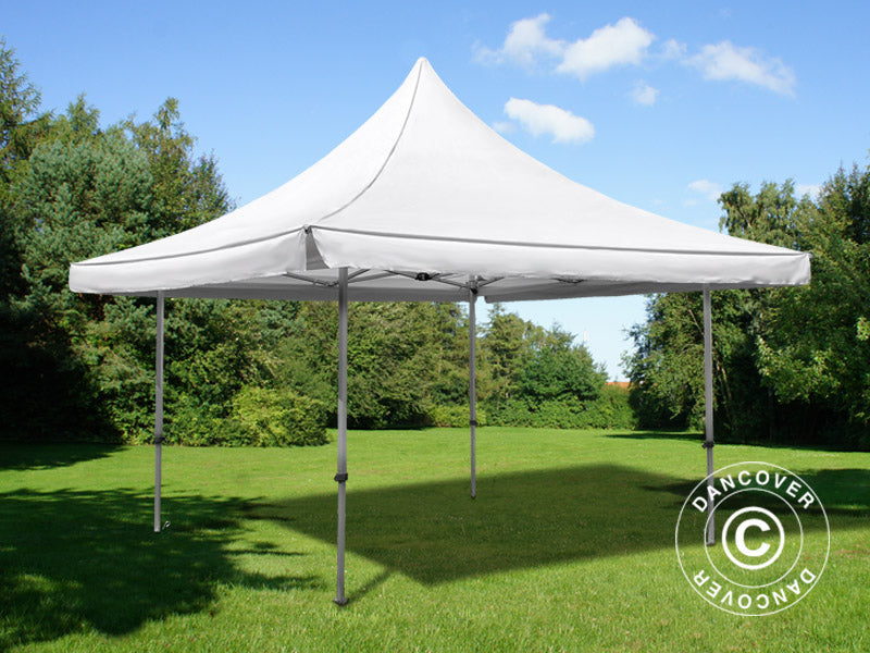 Quick-up telt FleXtents Pagoda Xtreme 50 3x3m / (4x4m) Hvit