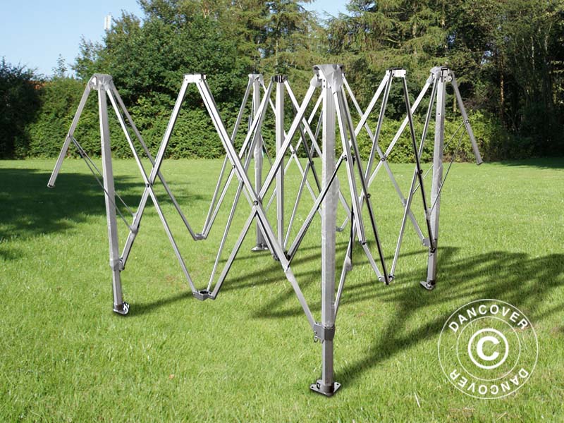 Quick-up telt FleXtents Pagoda Xtreme 50 4x4m / (5x5m) Hvit, inkl. 4 sider