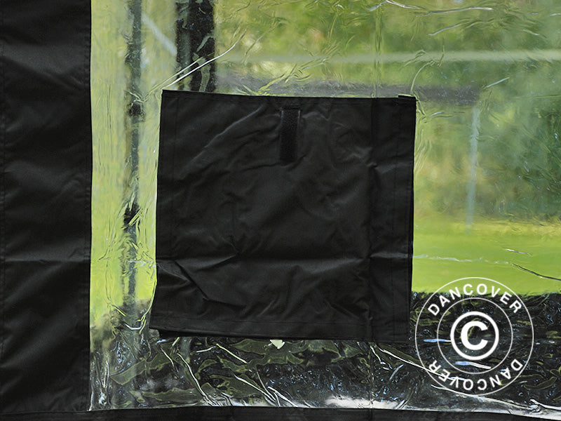 Sammenleggbar garasje FleX Carcover, 3x6m, Svart