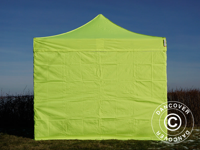 Quick-up telt FleXtents Xtreme 50 3x3m Neongul/grønn, inkl. 4 sider