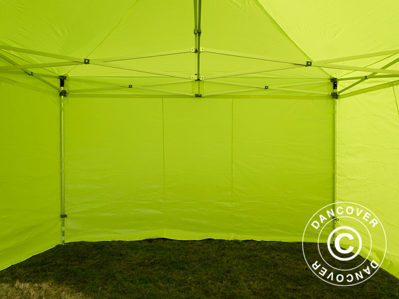 Quick-up telt FleXtents Xtreme 50 4x4m Neongul/grønn, inkl. 4 sider