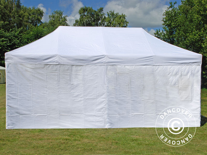 Quick-up telt FleXtents PRO 2,5x5m Hvit, inkl. 6 sider