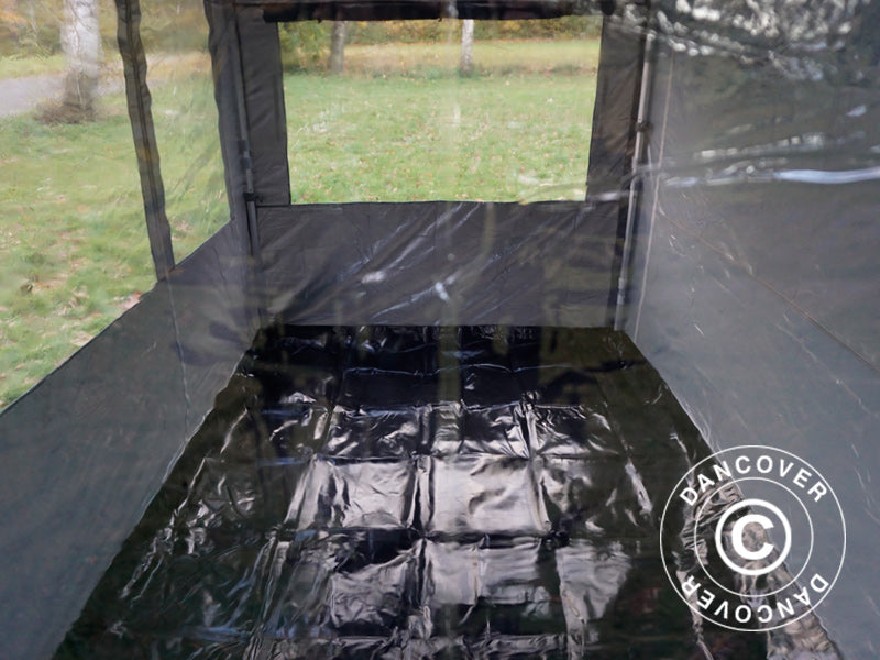 Quick-up telt FleXtents PRO Trapezo 2x3m Grå, inkl. 4 sider